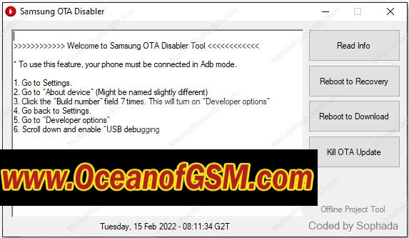 OTA Disabler &amp; FRP Bypass Tool Samsung OPPO VIVO Free Download
