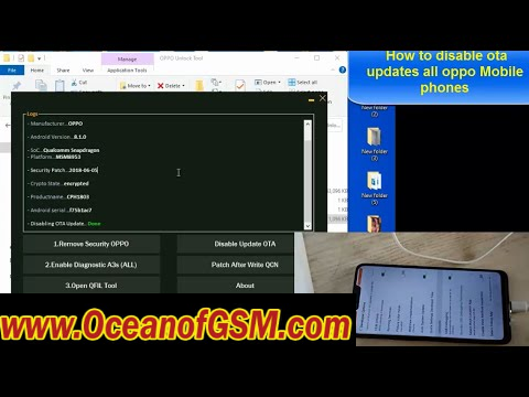 OTA Disabler &amp; FRP Bypass Tool Samsung OPPO VIVO Free Download