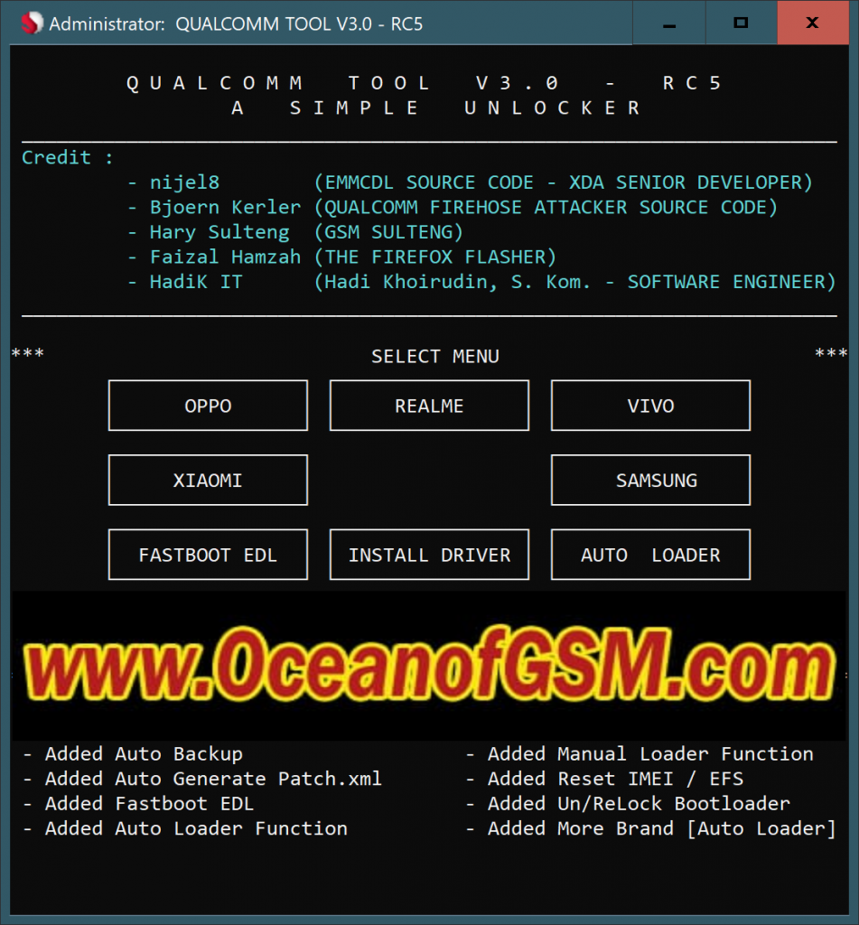 Qualcomm Tool Master Version 3.0 RC5 Free Download