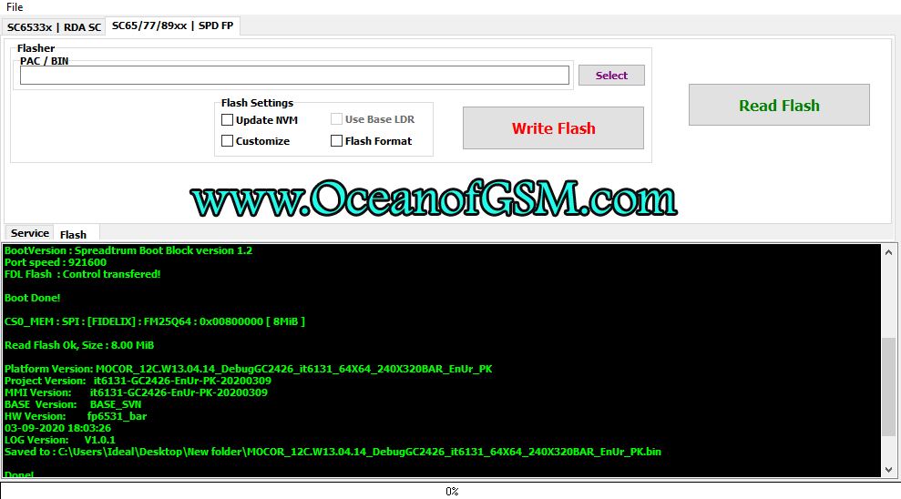 firmware file is used to flash or unlocked the phone: