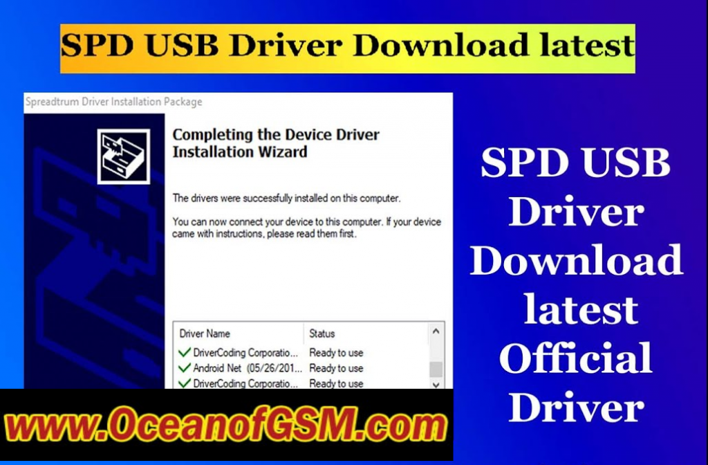 Download (spreadtrum) spd all USB drivers:
