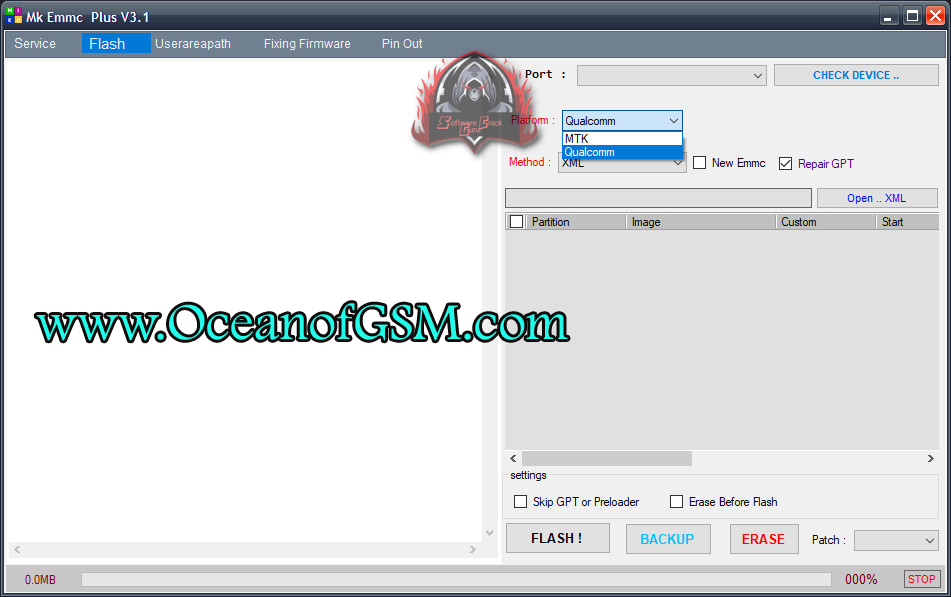 Download MK EMMC Tool V3.1 fully cracked no need login effect :