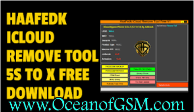 HaaFedk iCloud Remove Tool Free V1 - 5s To X (12-13-14) Need Jailbreak Device free download:
