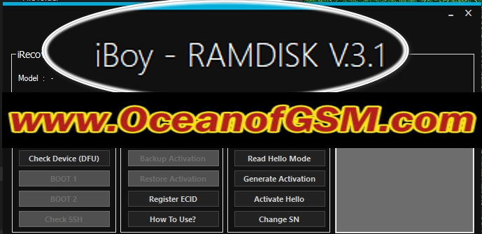 iBoy Ramdisk Tool Latest Version 3.1 For iOS 15 Free Download