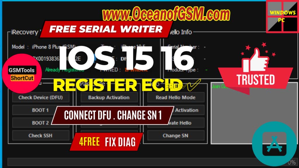 Ems Ramdisk Tool iCloud Bypass ios16 or ios15 Free Download