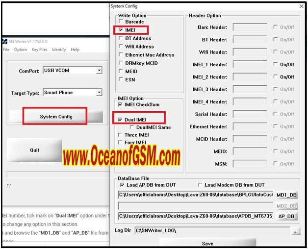 Oppo F1s IMEI Fix File MT6750 Tested Free Download