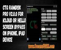 CTG Ramdisk Pro V2.0.0 For iCloud or Hello Scree Free Download