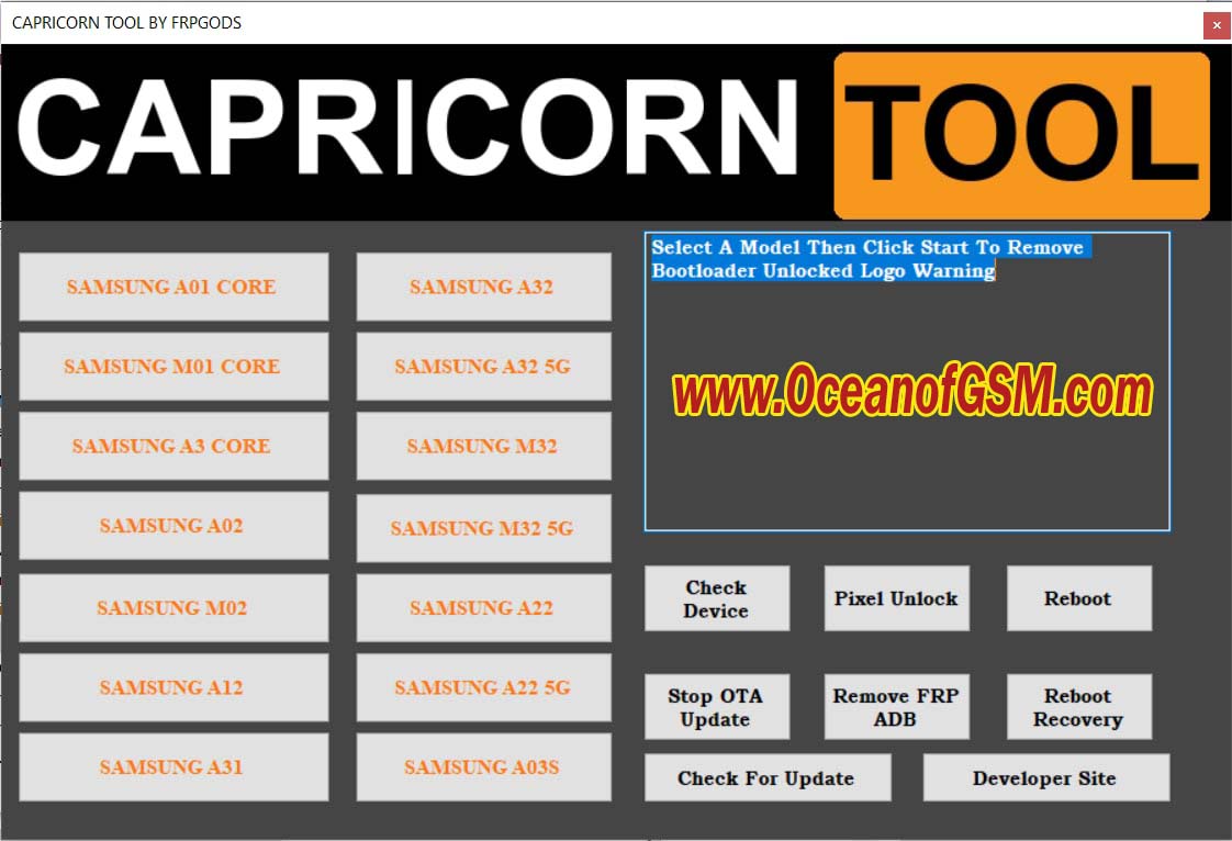 Capricorn Tool By FRPGODS V2.0 Free Download 