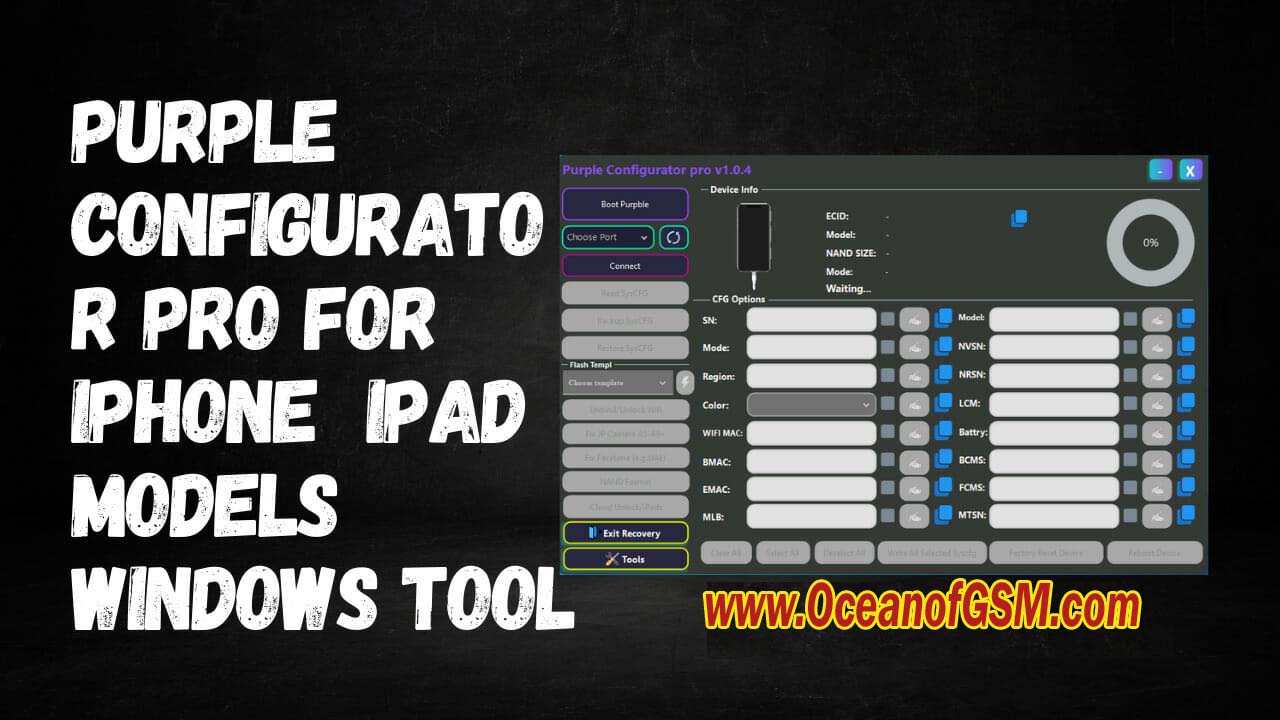 Purple Configurator Pro For iPhone iPad Windows Free Download