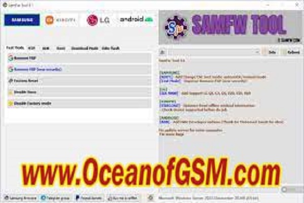 SamFw Tool 4.1 – Remove Samsung FRP Free Download
